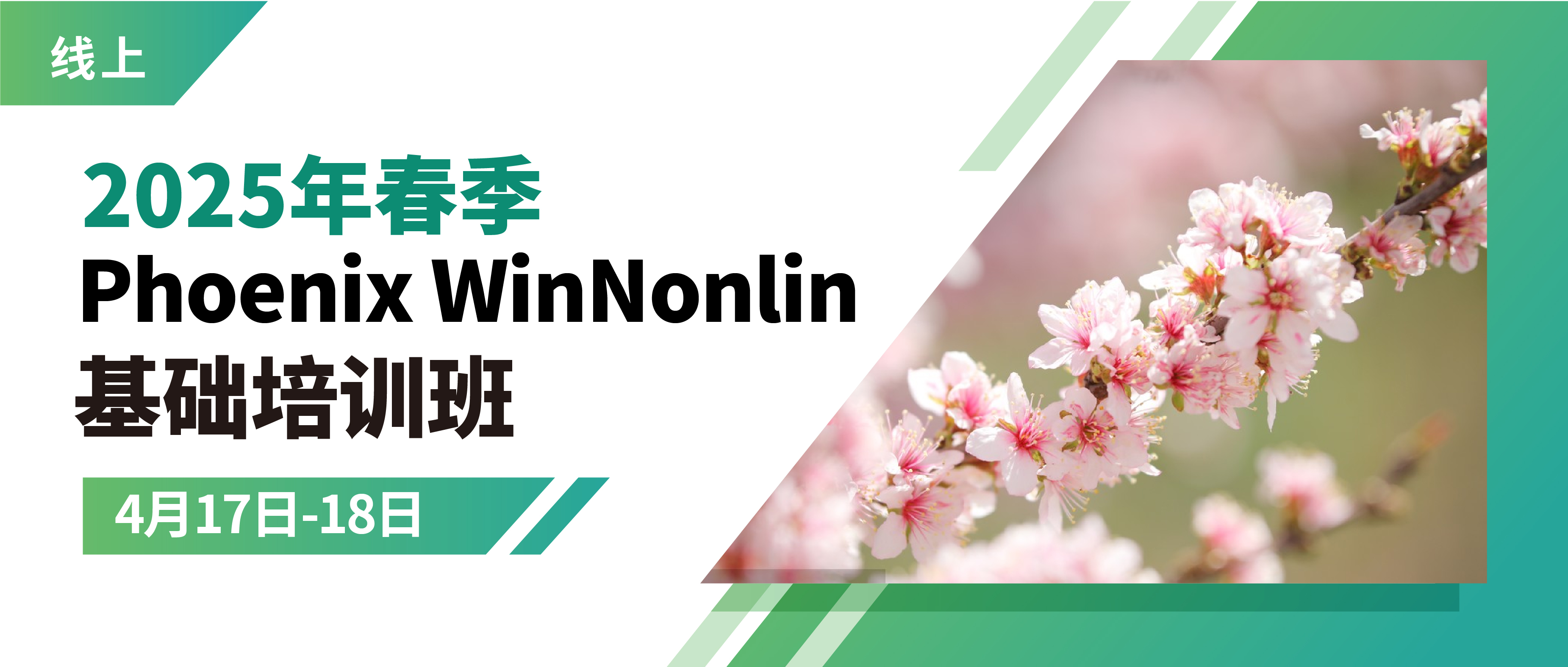 线上培训 | 2025年春季Phoenix WinNonlin基础培训班
